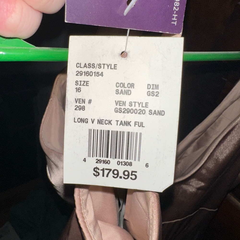 David's Bridal Satin Maxi Dress in Blush - Picture 2 of 2